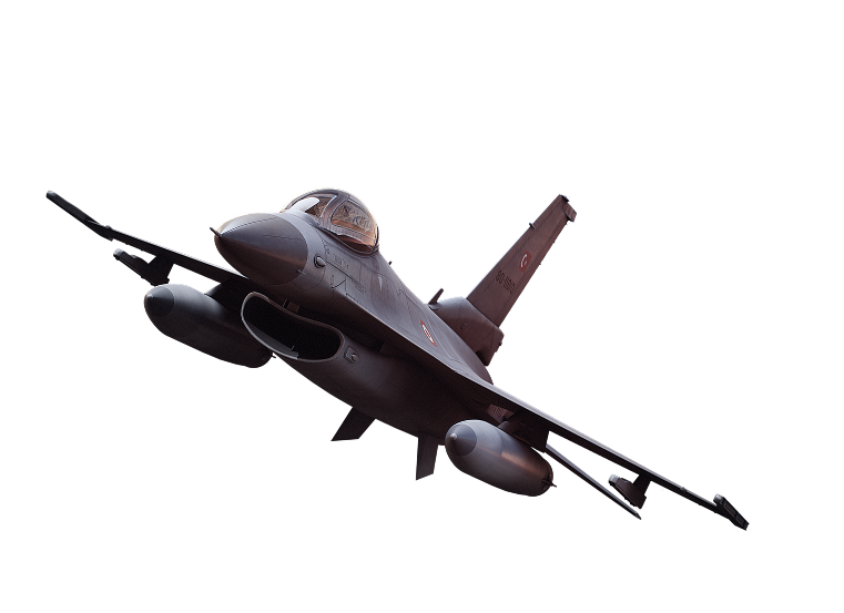 Military UAV drone 3D model with wing-mounted missiles