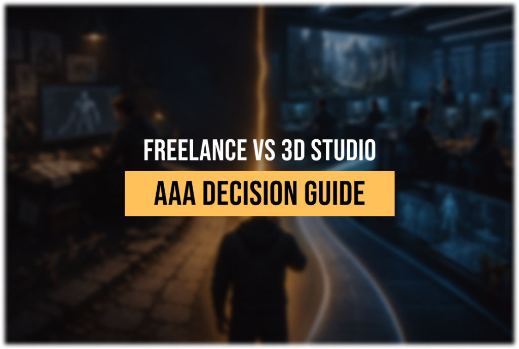 Hire 3D Artist vs Outsource 3D Studio for AAA: The Decision That Determines Your Production Risk