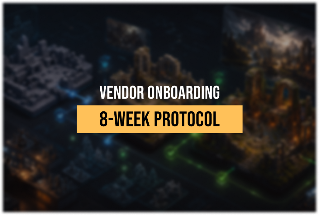 Vendor Onboarding for Game Art Outsourcing: 8-Week Protocol That Prevents Milestone Slippage