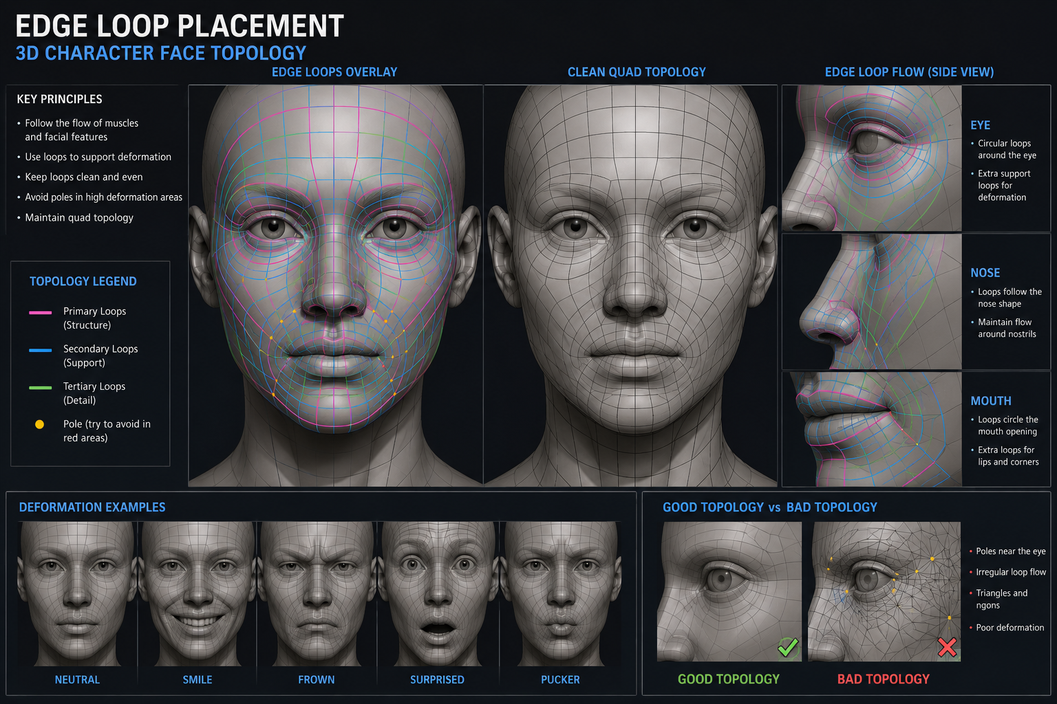 Retopologizing 3D Model Retopology Explained: Tools, Workflow, and AAA Standards
