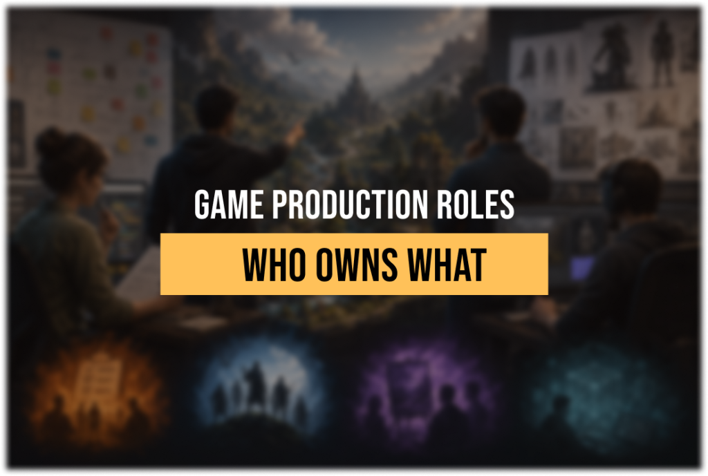 Game Production Roles: Producer, Lead, Director, Tech Art