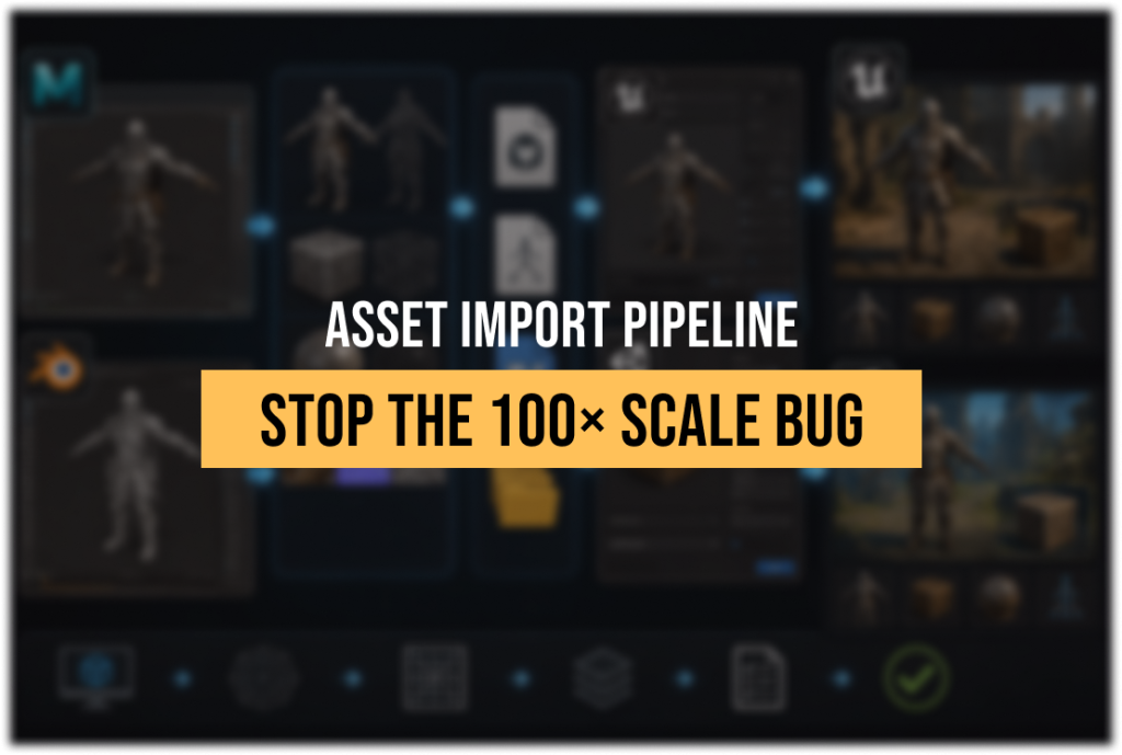 Asset Import Pipeline: Maya/Blender → UE5/Unity