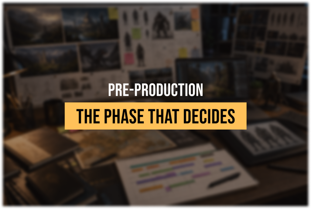 Pre-Production in Game Development: What to Lock Down Before Production
