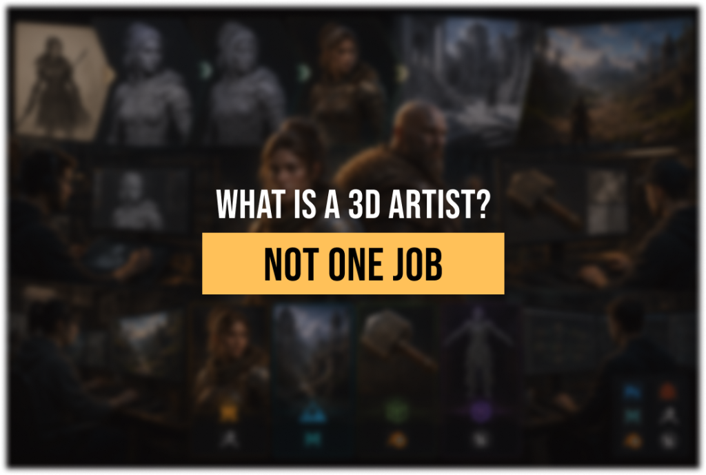 What Is a 3D Artist? The Roles Behind a Game Production Pipeline