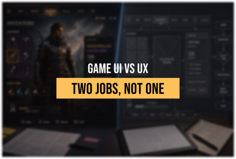 Game UI vs UX: Differences That Matter for AAA Production