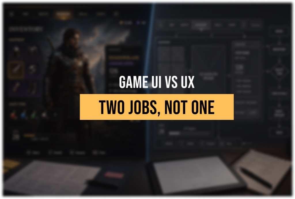 Game UI vs UX: Differences That Matter for AAA Production