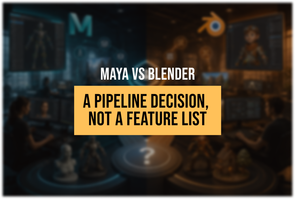 Maya vs Blender for Production Pipelines: A Team-Level Decision