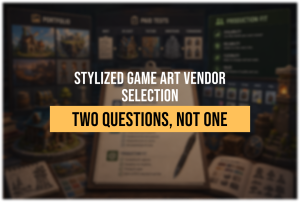 Stylized Game Art Vendor Selection: Portfolio, Paid Tests, and Production Fit