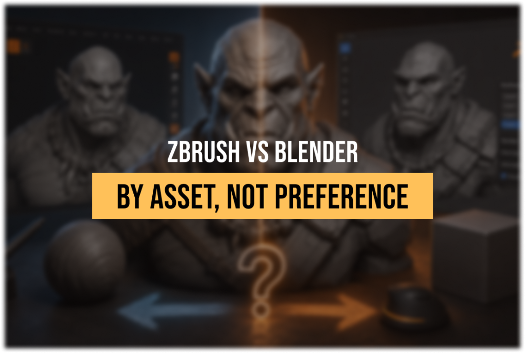 ZBrush vs Blender for Sculpting: Workflow Decision for AAA