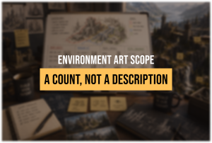 3D Environment Art Scope Estimation: From Brief to Asset List