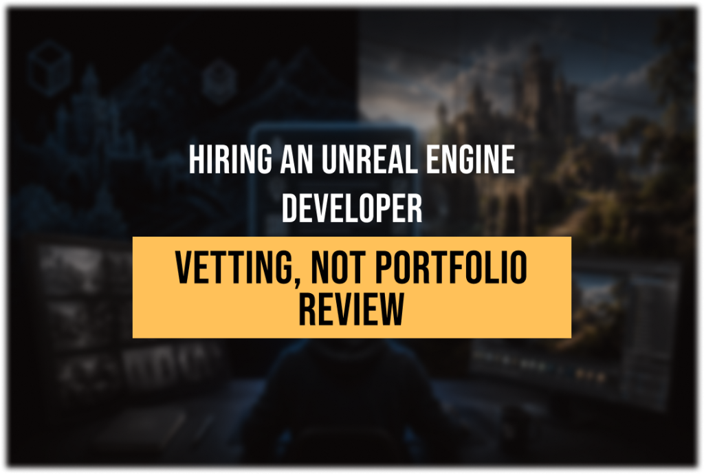 Hire an Unreal Engine Developer: A Technical Vetting Process for AAA