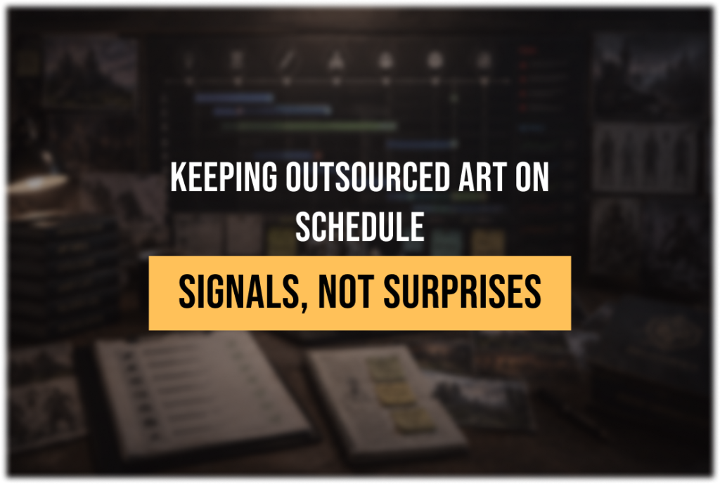 Keeping an Outsourced Art Team on Schedule Across the Full Production Cycle