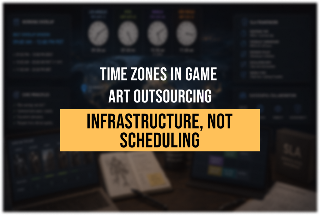 Time Zones in Game Art Outsourcing: A Working SLA Framework