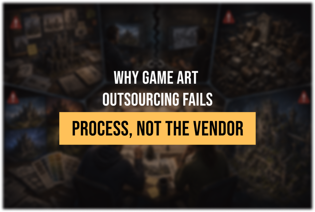 Why Game Art Outsourcing Fails: 6 Failure Modes — and How to Prevent Each One