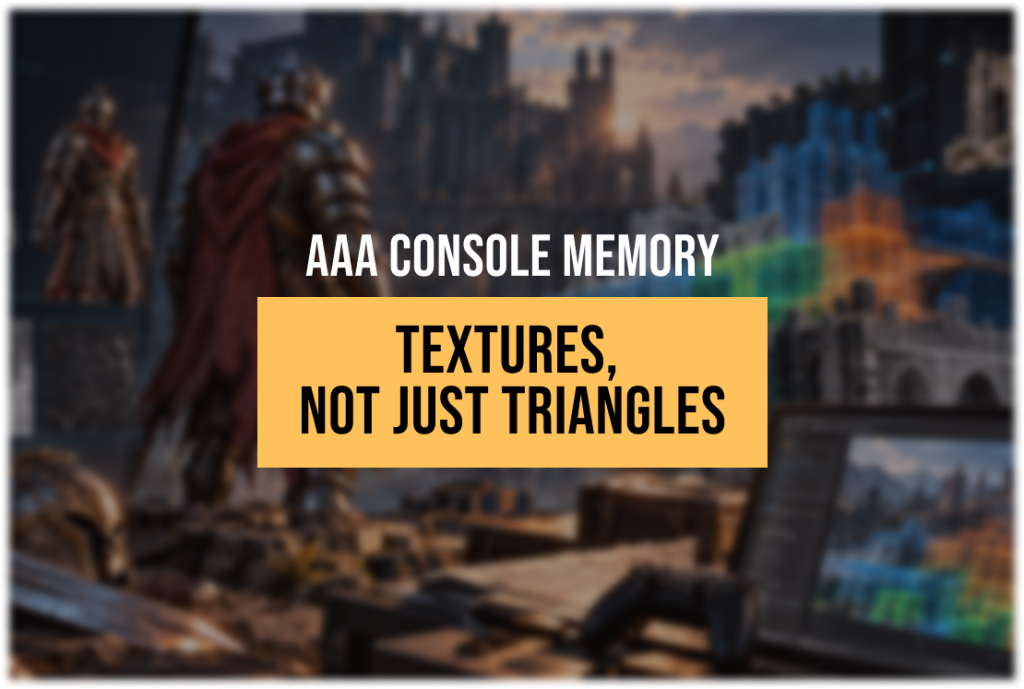 3D Asset Optimization for AAA Console: What the Memory Budget Actually Constrains