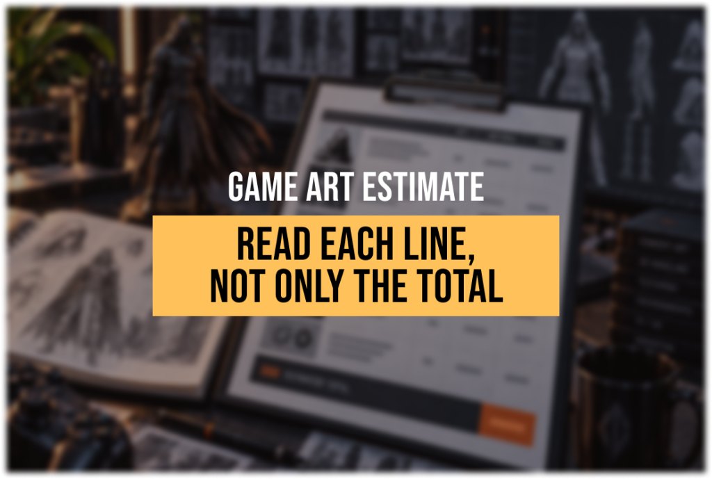 How to Read a Game Art Studio’s Estimate: Line Items Explained