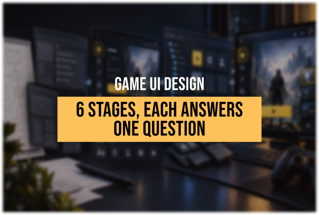 Wireframe to Production-Ready Files: The Full Game UI Design Process