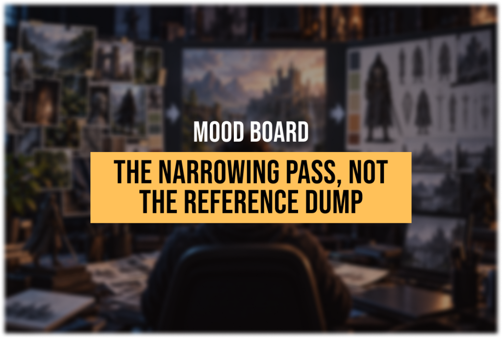 What a Mood Board Actually Does in Game Production