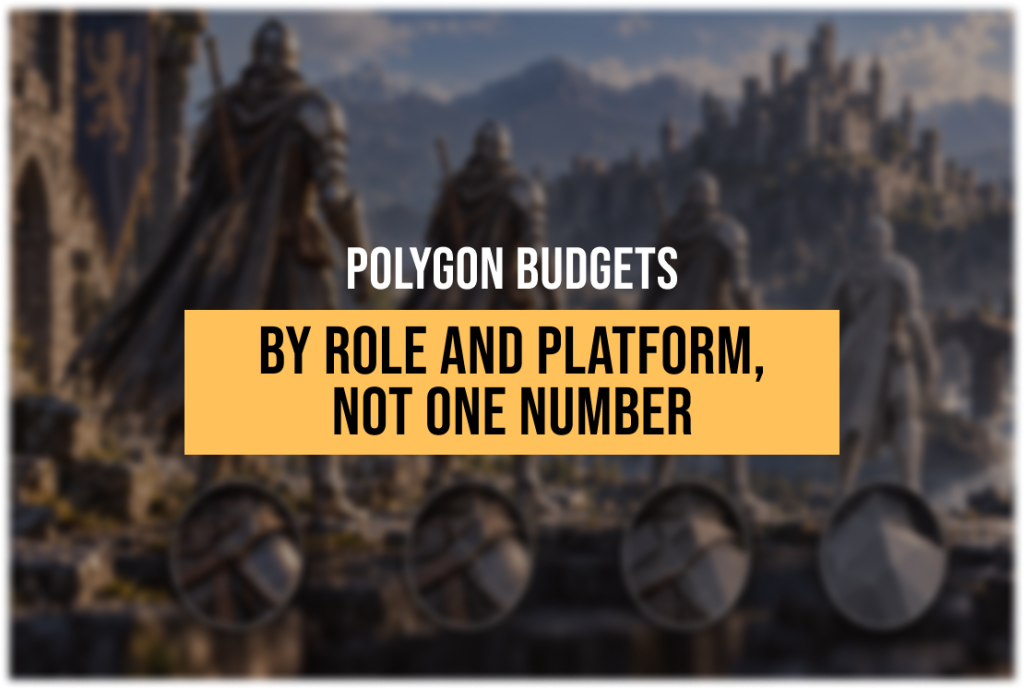 LOD (Level of Detail) for Real-Time 3D: Polygon Budget Guide