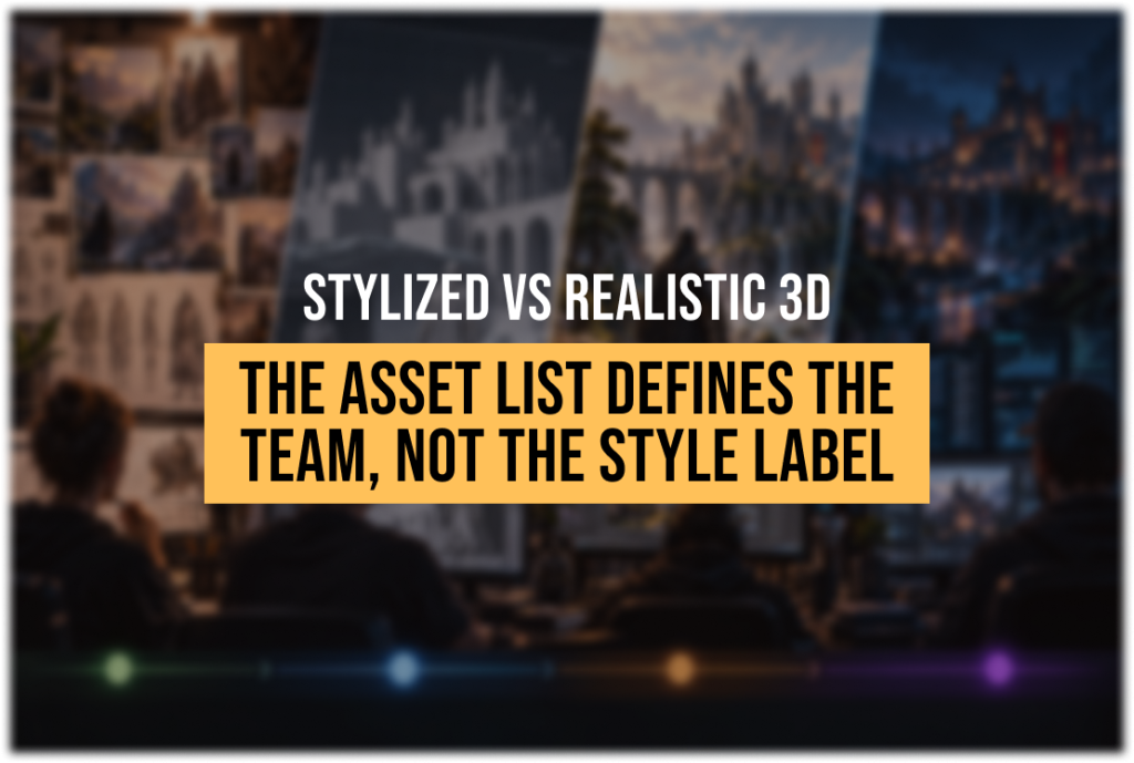 Stylized vs Realistic 3D Production: What Actually Drives Your Team, Schedule, and Cost