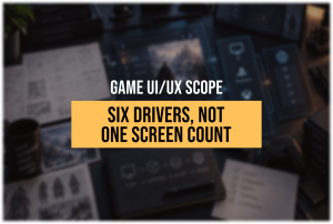 How to Estimate Game UI/UX Scope Beyond Screen Count