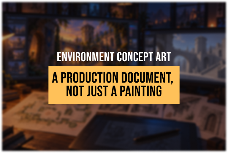 Environment Concept Art: From Callouts to 3D Blockout