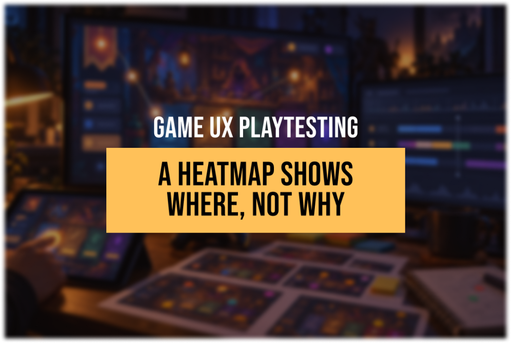 Playtesting and Heatmaps: Validating Game UX With Data