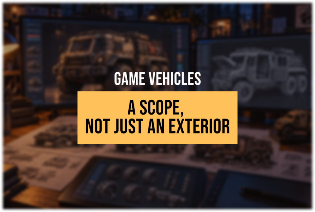 3D Vehicles for Games: Modularity, Damage States and Interiors