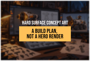 Hard-Surface Concept Art: Weapons, Vehicles and Mechanical Design