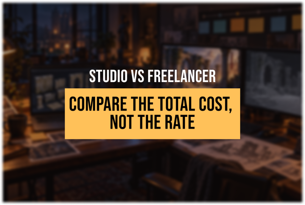 Outsourcing Studio vs Freelance Marketplace: Total Cost of Ownership for Game Art