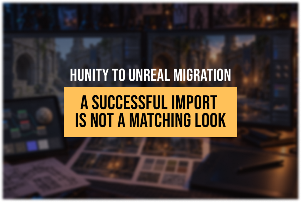 Migrating Art from Unity to Unreal Engine 5: What Has to Be Rebuilt
