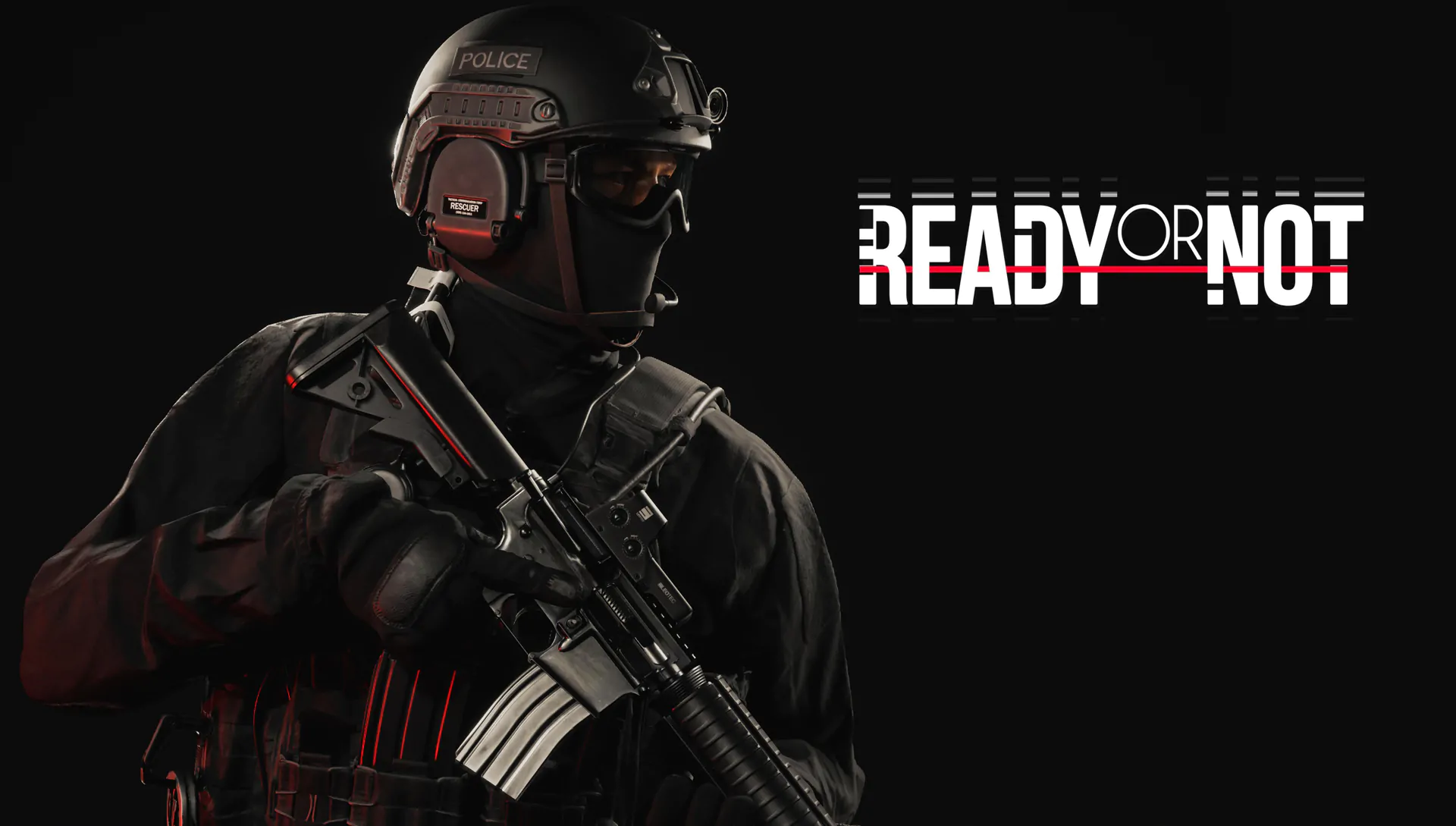 Ready or Not operator with rifle