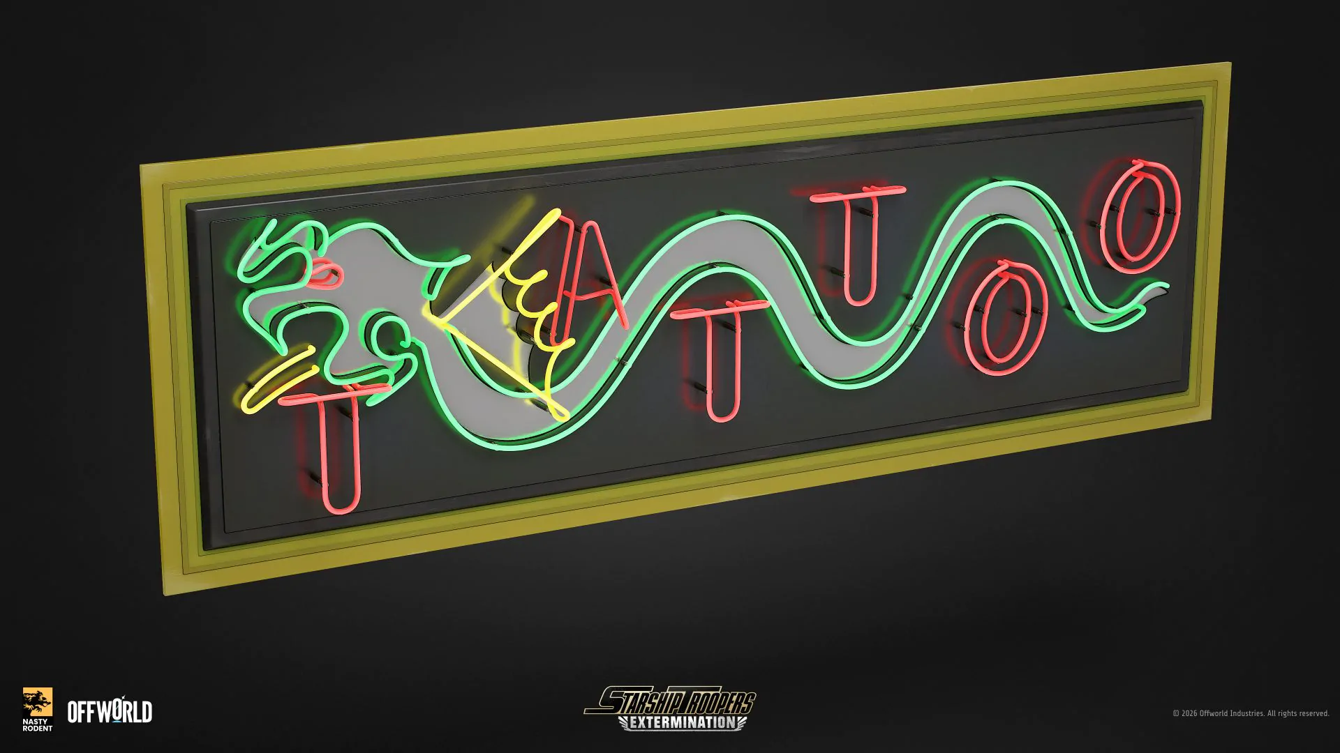 Starship-Troopers-Sci-Fi-Tattoo-Signboard-3D-Asset