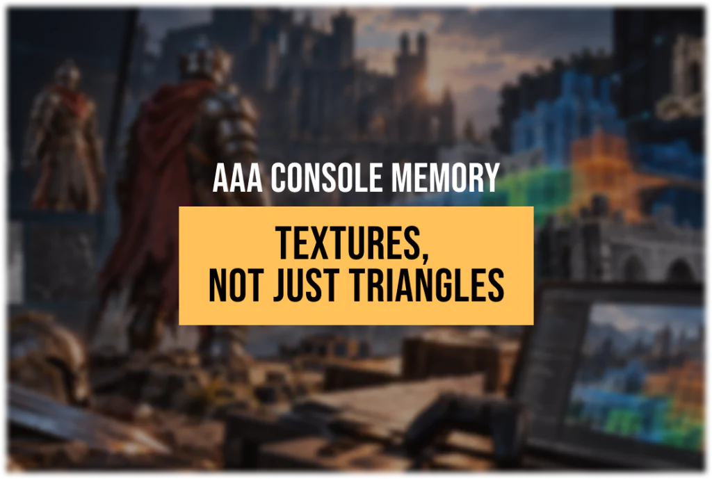 3D Asset Optimization for AAA Console: What the Memory Budget Actually Constrains