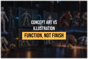 Concept Art vs. Illustration: What Actually Separates Them in Games