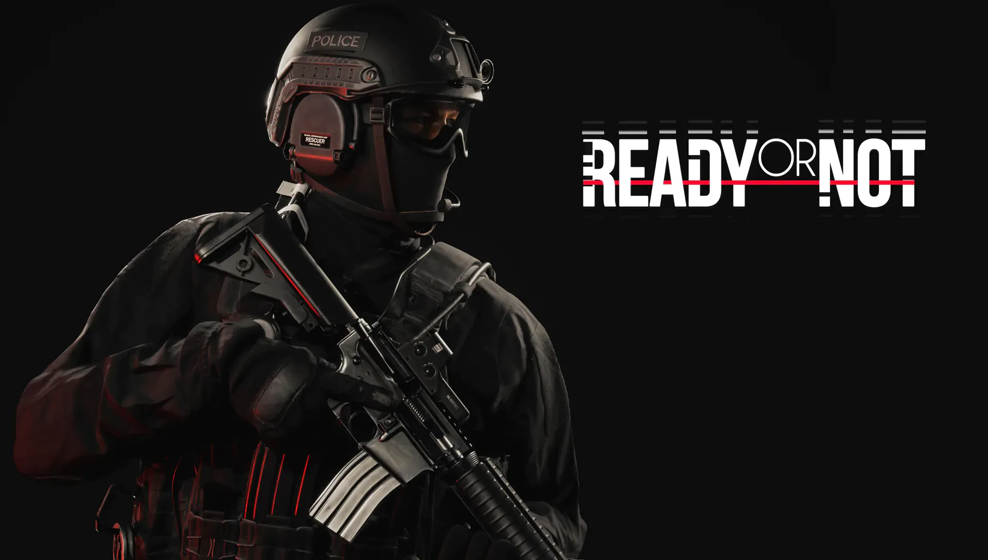 Ready or Not SWAT operator in a tactical FPS scene – shooter art by Nasty Rodent